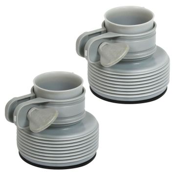 Zwembadpomp adapter B Intex (Ø 38-32 mm) 2 stuks