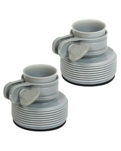 Zwembadpomp adapter B Intex (Ø 38-32 mm) 2 stuks