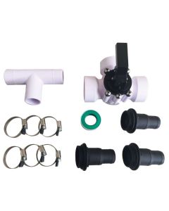 Bypass kit zwembad basis voor solar verwarming