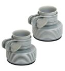 Zwembadpomp adapter B Intex (Ø 38-32 mm) 2 stuks