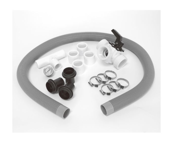 Bypass kit zwembad voor solar verwarming