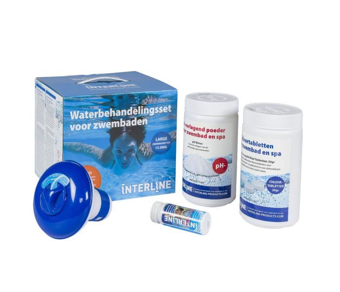 Chloor Starterspakket Groot tot 15.000 liter